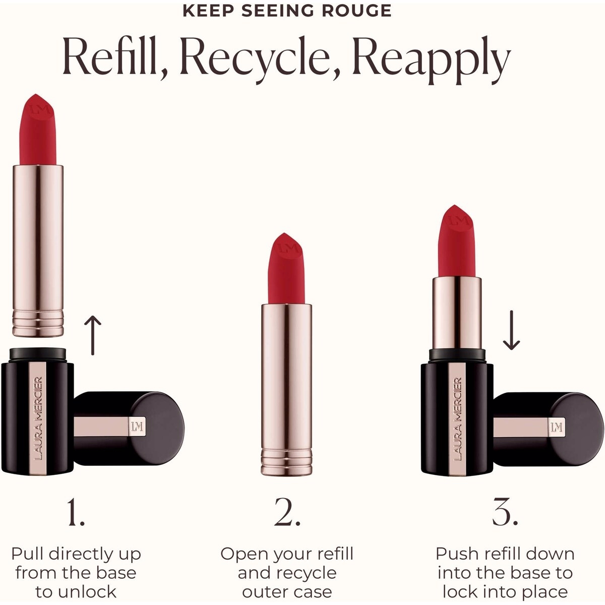 Caviar Smoothing Matte Lipstick - 820 Peach Cashmere - REFILL Caviar Smoothing Matte Lipstick - 820 Peach Cashmere - REFILL
