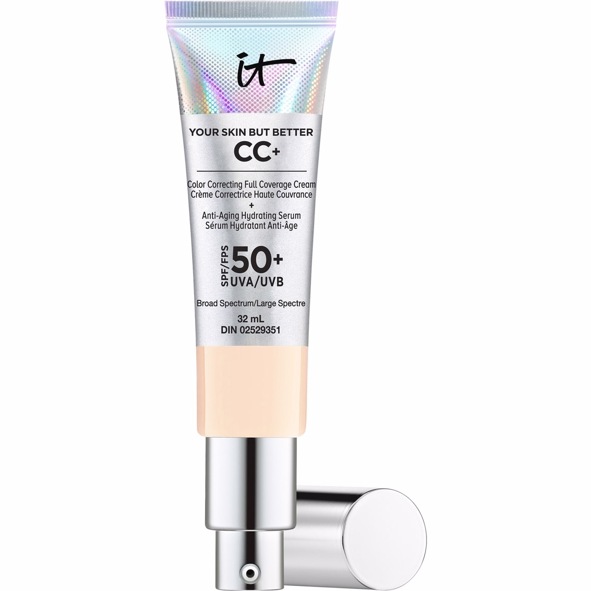CC Cream Foundation with SPF 50+, Anti-Aging, Full Coverage, Your Skin But Better™