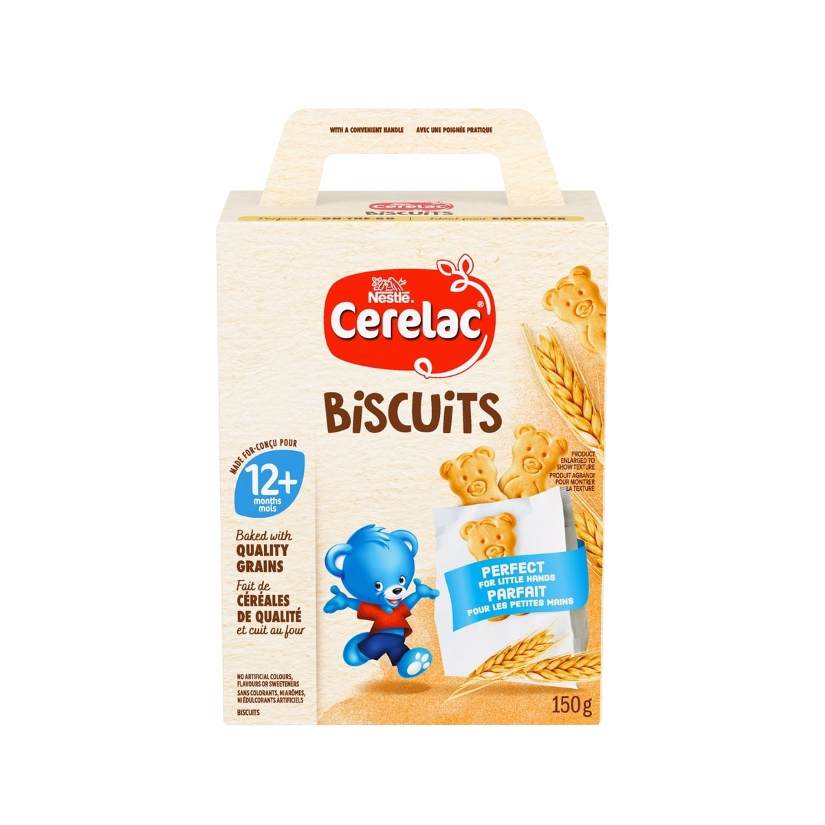 Cerelac ビスケット、軽いバター風味、1歳以上
