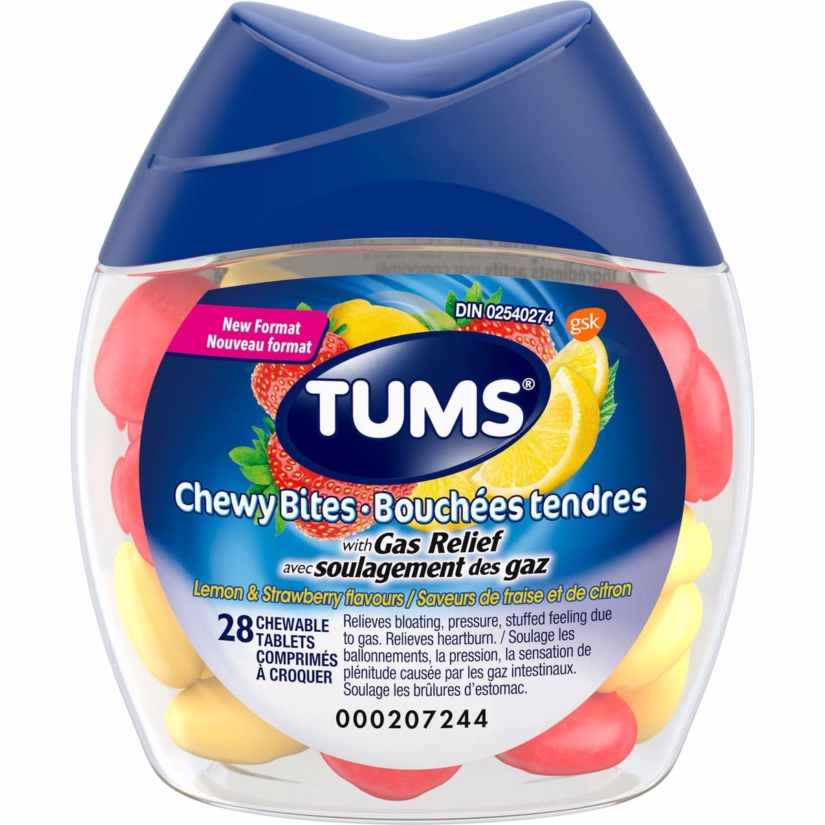Tums 含氣舒緩的咀嚼錠 Tums 含氣舒緩的咀嚼錠