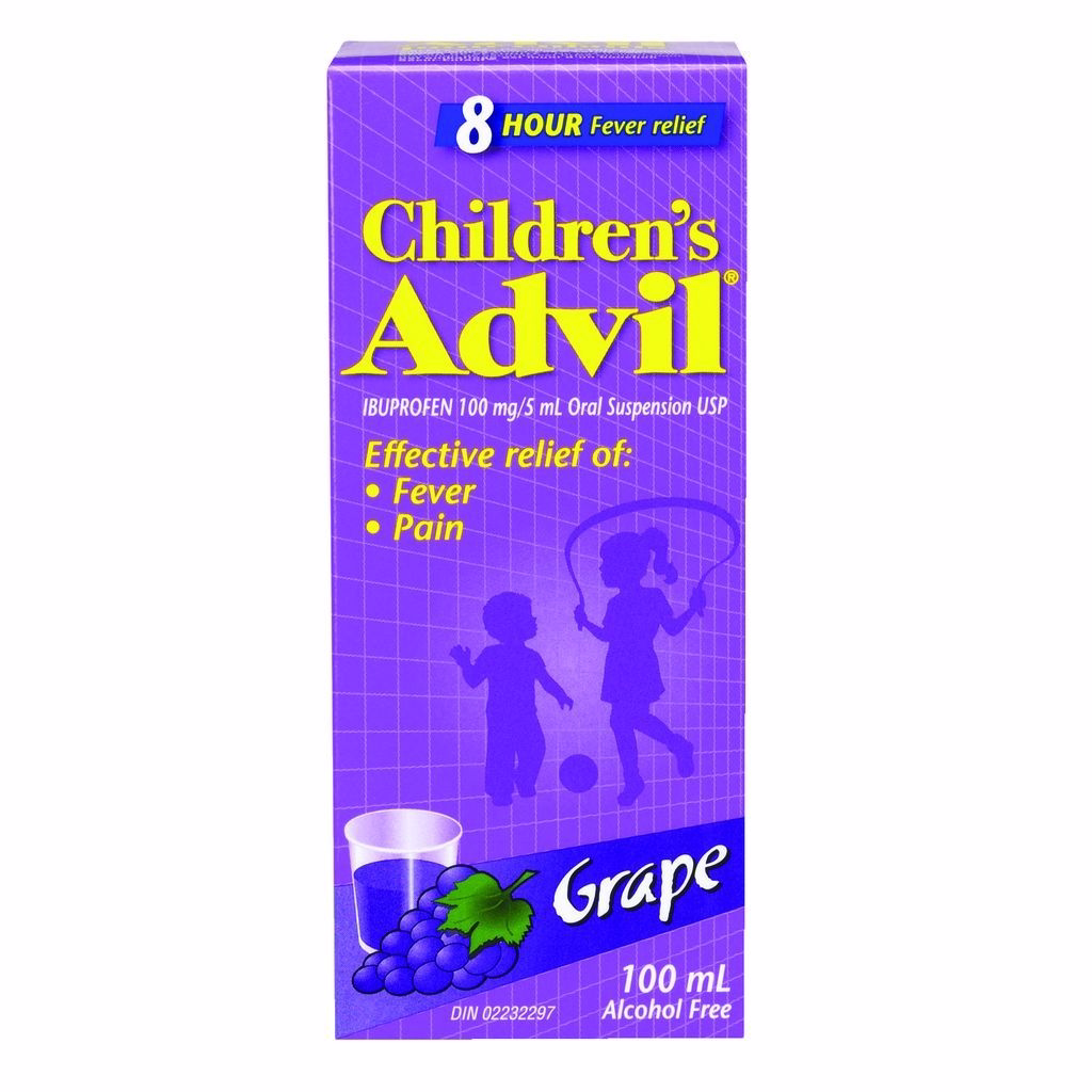 Children's Advil Suspension Grape 100ml