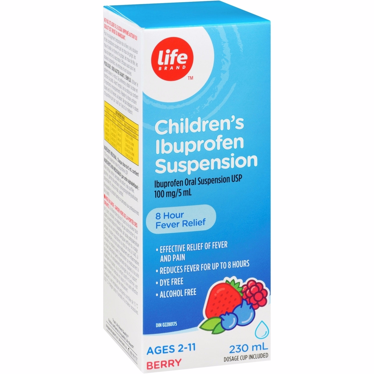 Children’s Ibuprofen Suspension,
Ibuprofen Oral Suspension USP 100mg/5mL, Dye free