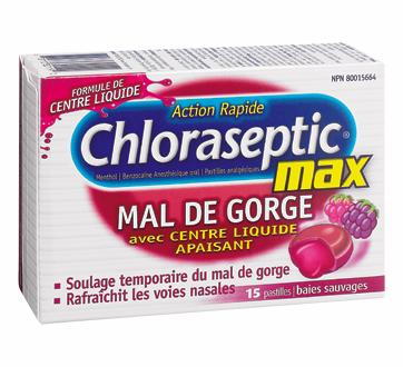 Chloraseptic Maximum Strength Sore Throat Lozenges Wild Berries