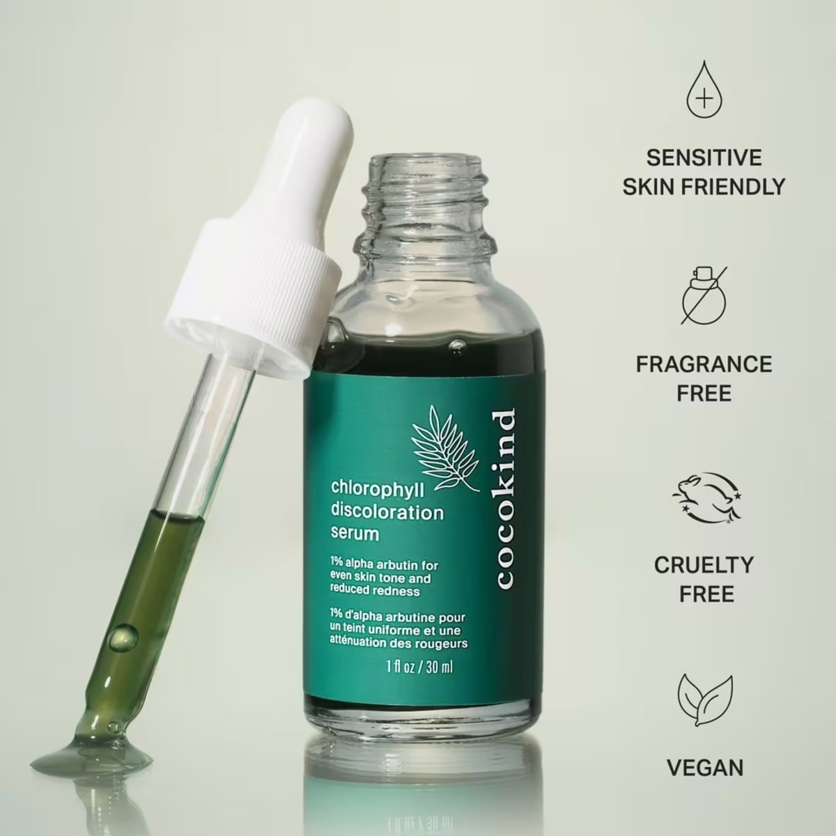 chlorophyll discoloration serum
