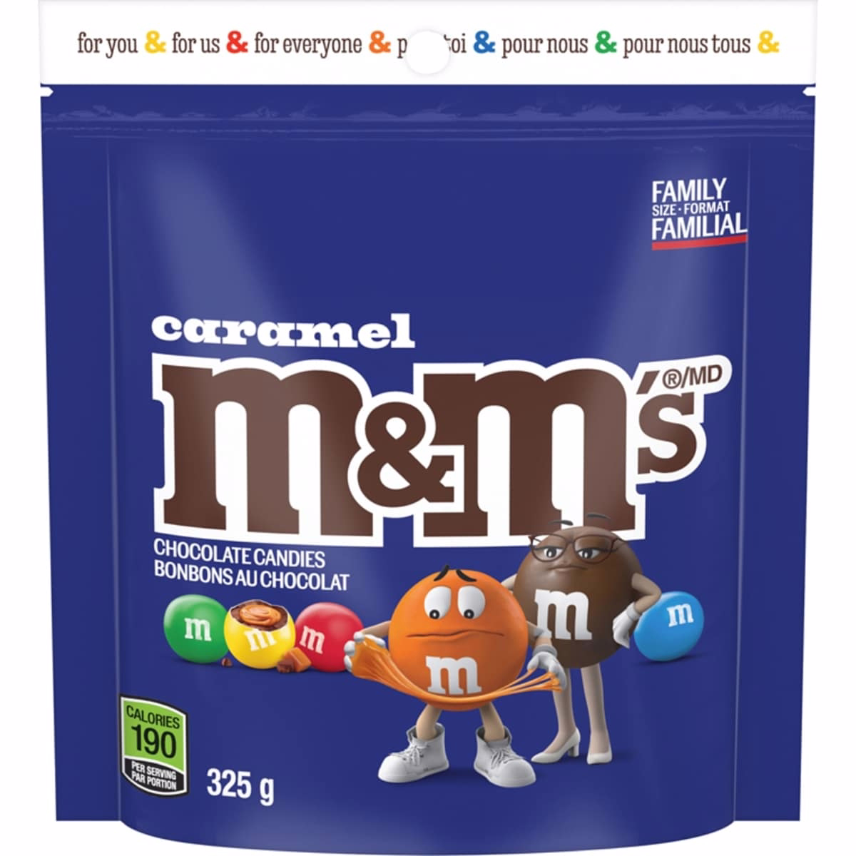 Chocolate Candies Caramel Family Size