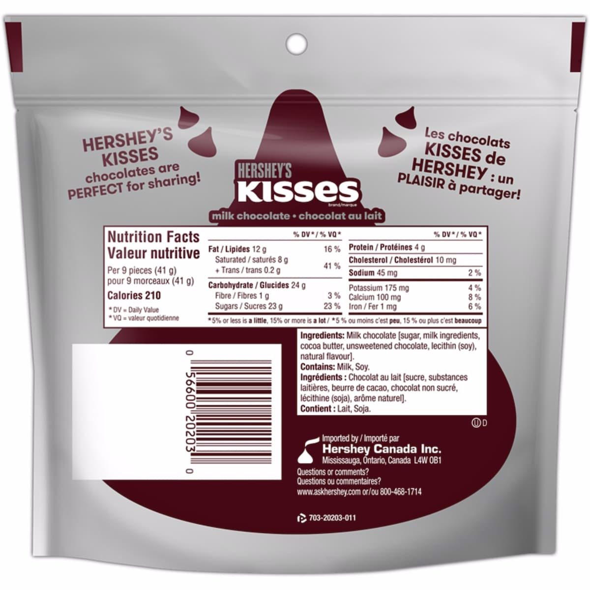 Chocolate Iconic Kisses Milk