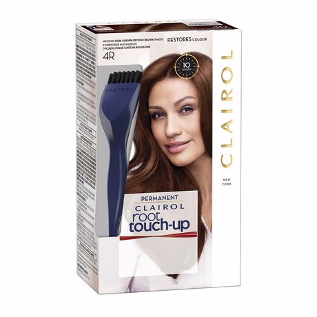 Clairol 根元リタッチ 永久ヘアカラー - ダークオーバーン 赤みがかった茶色