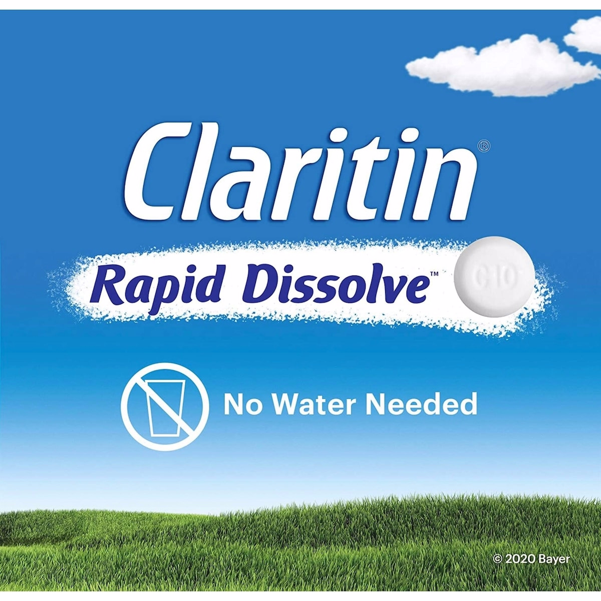 Claritin Rapid Dissolve Allergy Medicine, 24-Hour Non-Drowsy Relief 10 mg, 10 Tablets
