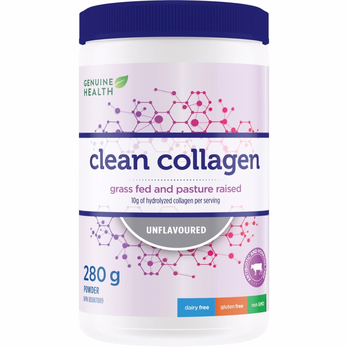Clean Collagen, Unflavored Hydrolyzed Bovine Collagen Powder, Grass Fed