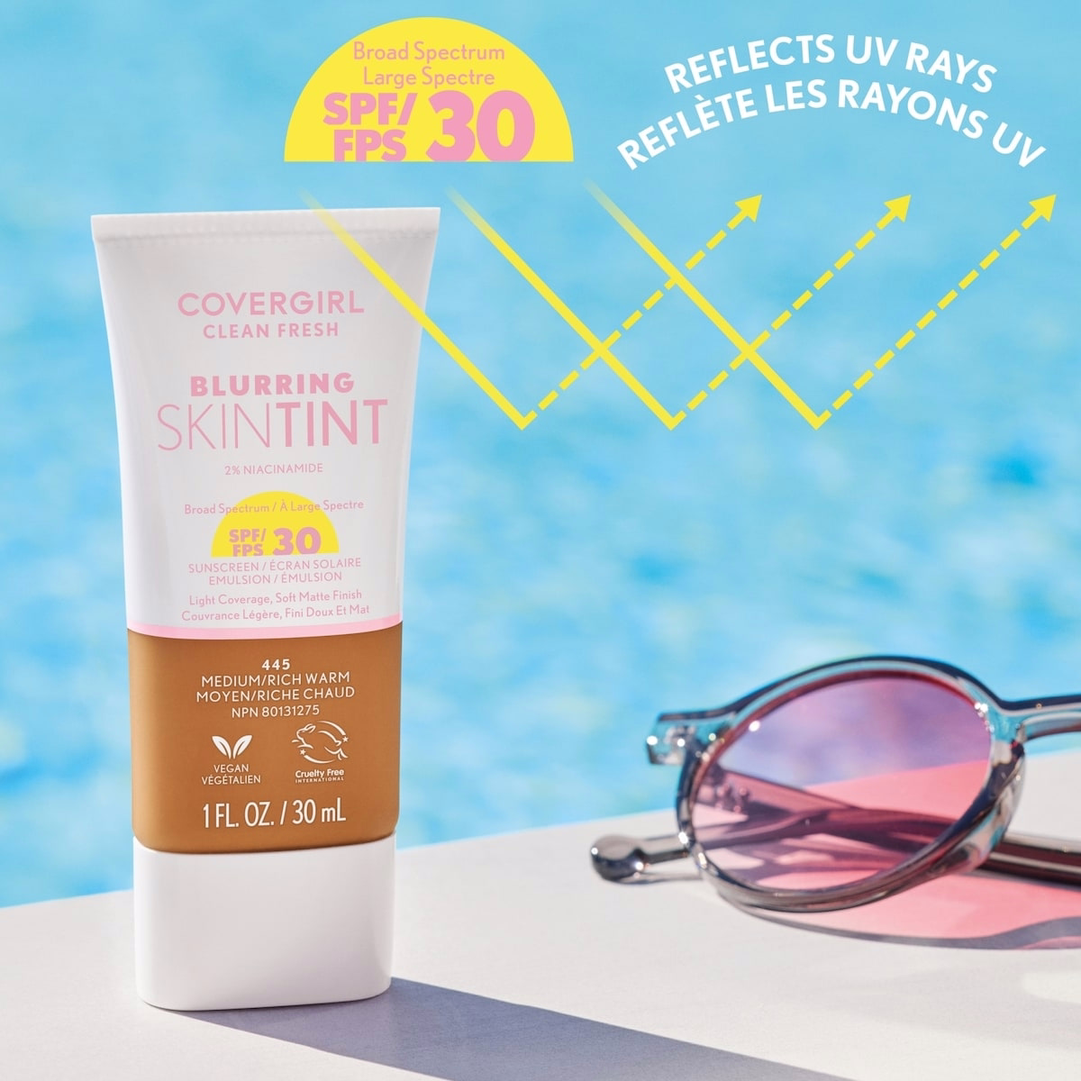 Clean Fresh Blurring Skin Tint, Liquid Foundation, Soft Matte Finish, Smooths, Brightens, Blurs Pores, Mineral Sunscreen, Vegan Formula Clean Fresh Blurring Skin Tint, Liquid Foundation, Soft Matte Finish, Smooths, Brightens, Blurs Pores, Mineral Sunscreen, Vegan Formula