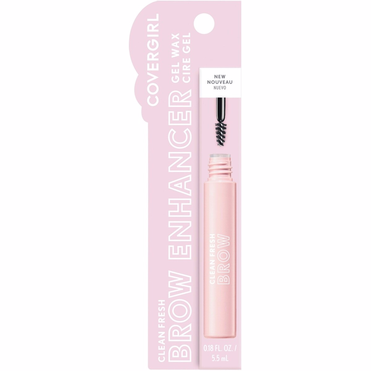 Clean Fresh Brow Enhancer Gel Wax, Flexible Hold, Non-Sticky, Non-Crunchy, All-Day Wear, Vegan Formula Clean Fresh Brow Enhancer Gel Wax, Flexible Hold, Non-Sticky, Non-Crunchy, All-Day Wear, Vegan Formula