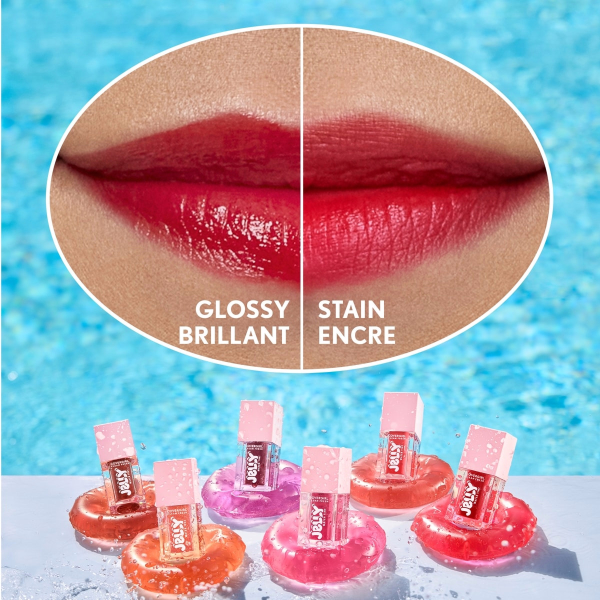 Clean Fresh Jelly Water Tint, 30 Watermelon Splash, Lip & Cheek Color Clean Fresh Jelly Water Tint, 30 Watermelon Splash, Lip & Cheek Color