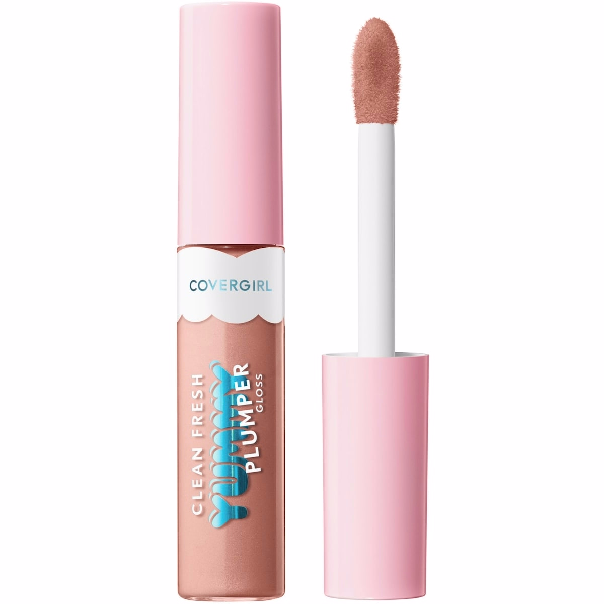 Clean Fresh Yummy Gloss, Plumper Gloss, Shiny Gloss, Vegan Formula, Volumizing Lip Plumper, Easy to Apply, Minty Flavor,