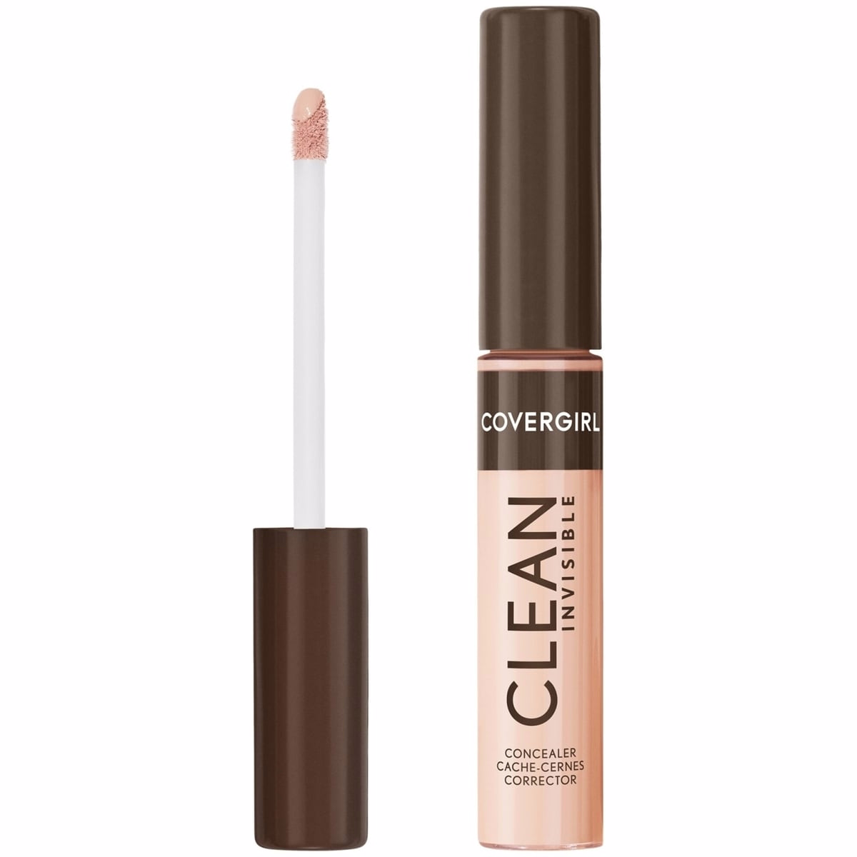 Clean Invisible Concealer, Lightweight, Hydrating, Vegan Formula made with 100% natural-origin pigments for a natural finish