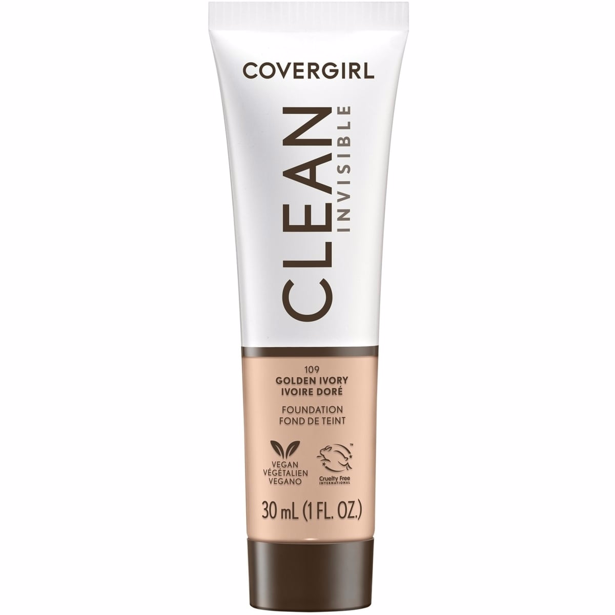 Clean Invisible, Foundation, Blendable Formula, Buildable Coverage, Lightweight, Natural Finish, Non-Comedogenic