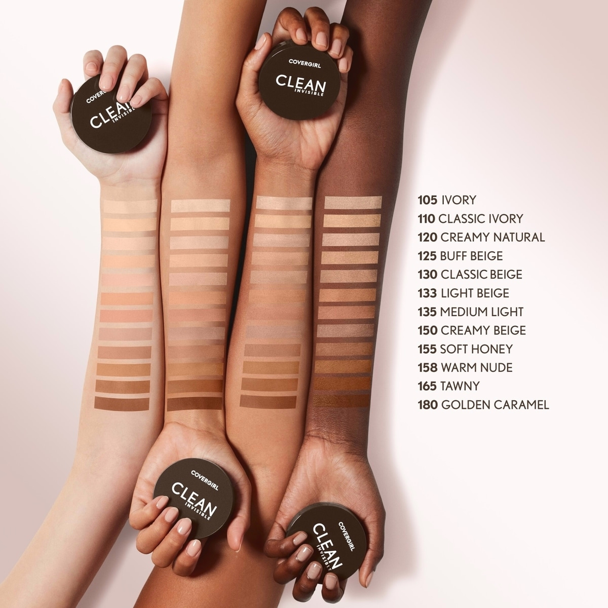 Clean Invisible Pressed Powder, Lightweight, Breathable, Vegan Formula, Talc- and fragrance-free Clean Invisible Pressed Powder, Lightweight, Breathable, Vegan Formula, Talc- and fragrance-free