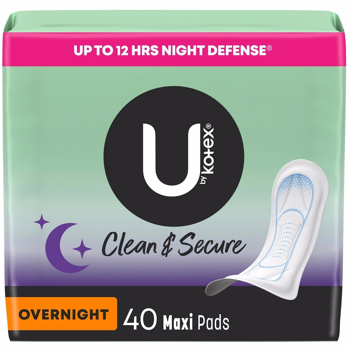 Clean & Secure Overnight Maxi Pads