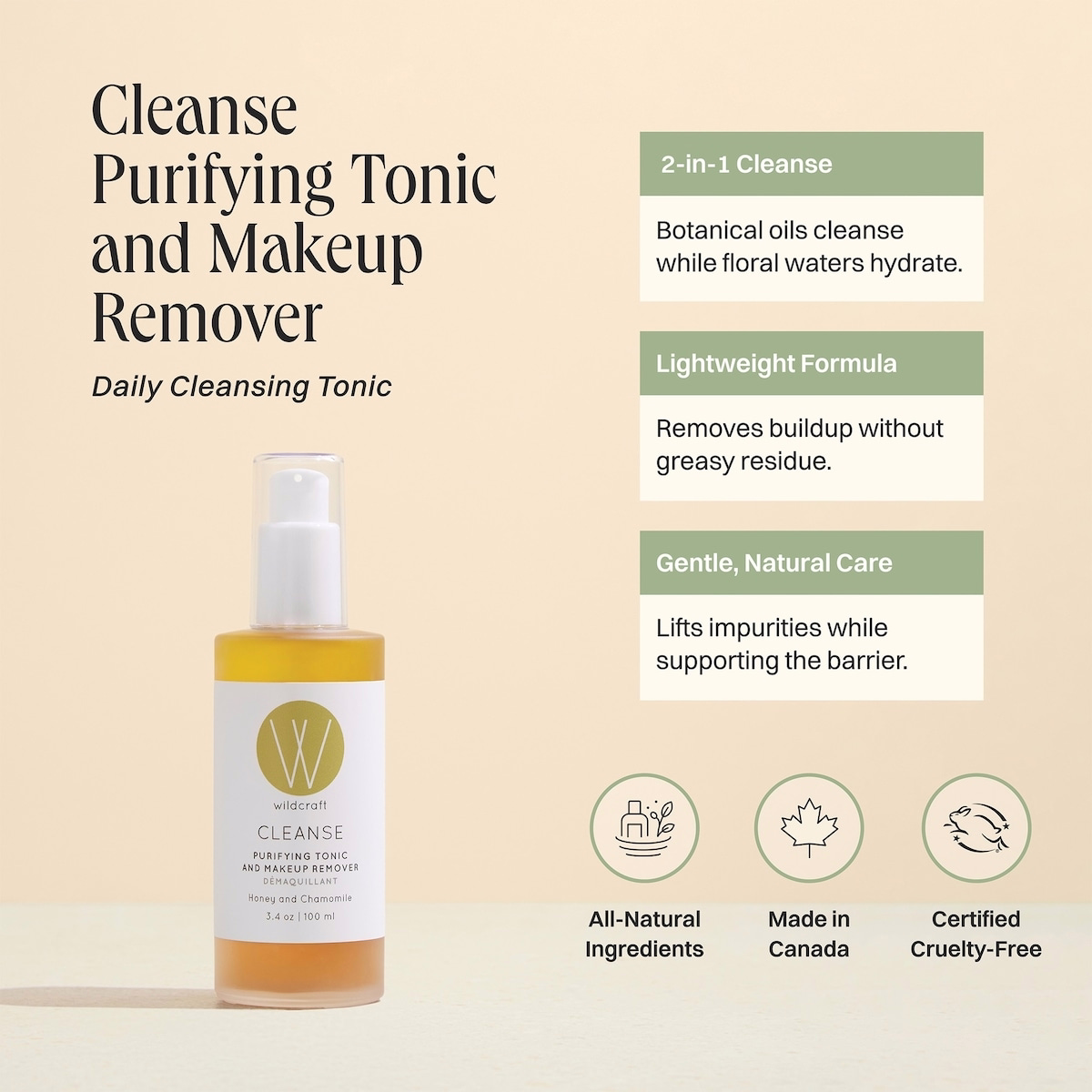 Cleanse Purifying Tonic and Makeup Remover Cleanse Purifying Tonic and Makeup Remover