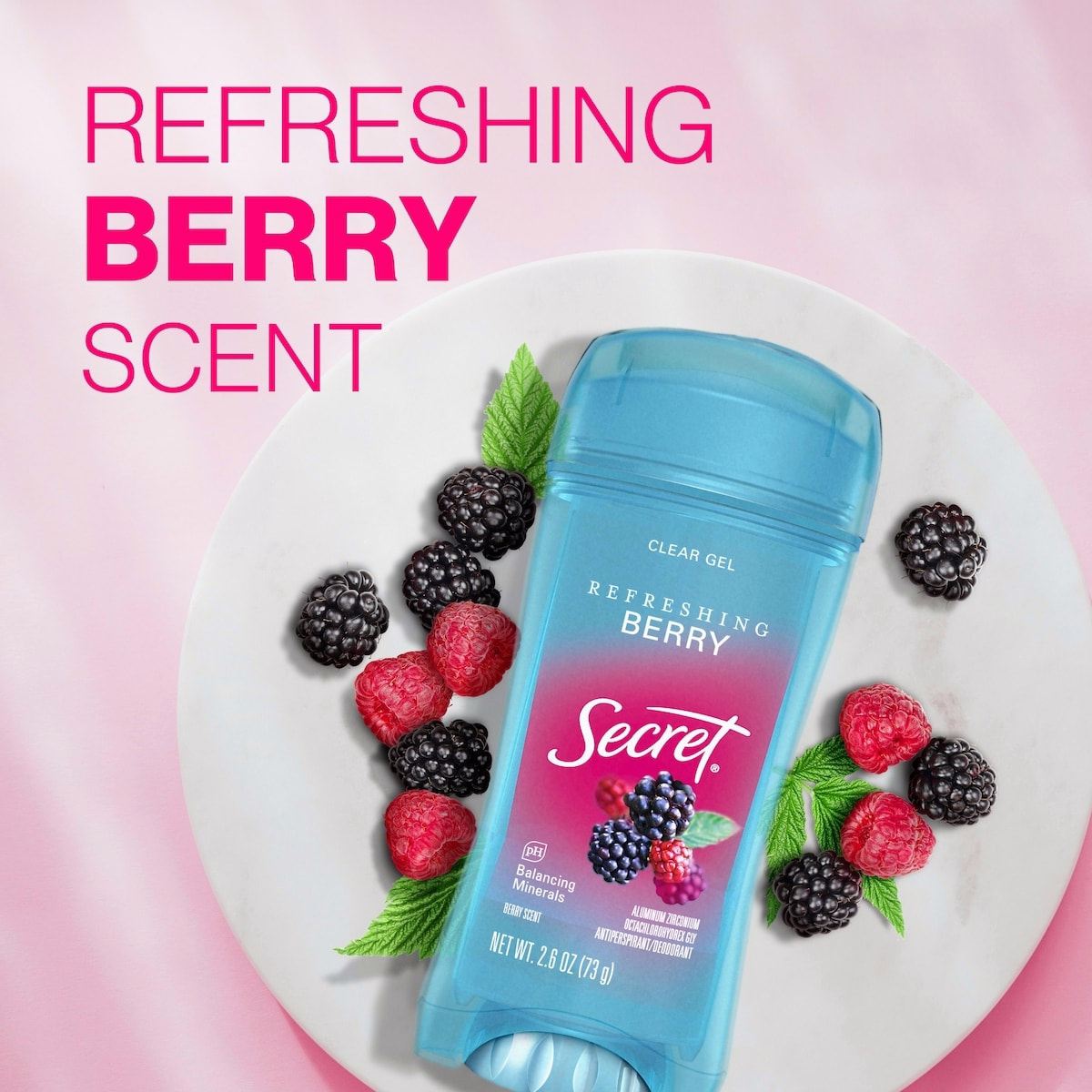 Clear Gel Antiperspirant and Deodorant, Berry Scentrams Clear Gel Antiperspirant and Deodorant, Berry Scentrams