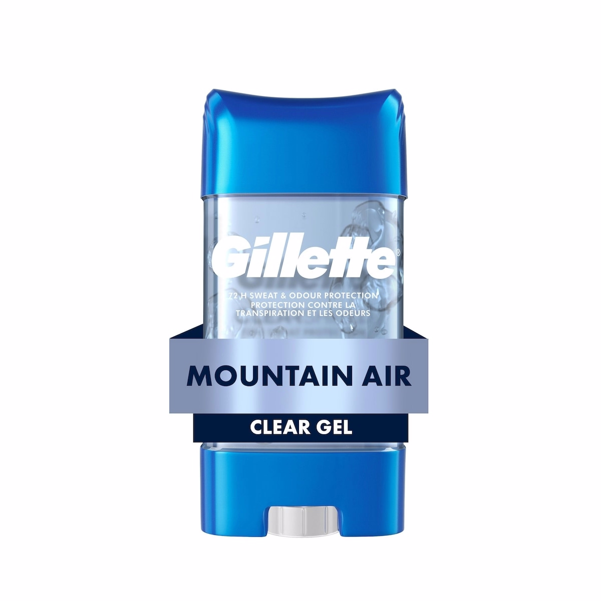 Clear Gel Antiperspirant and Deodorant for Men Mountain Air Scent