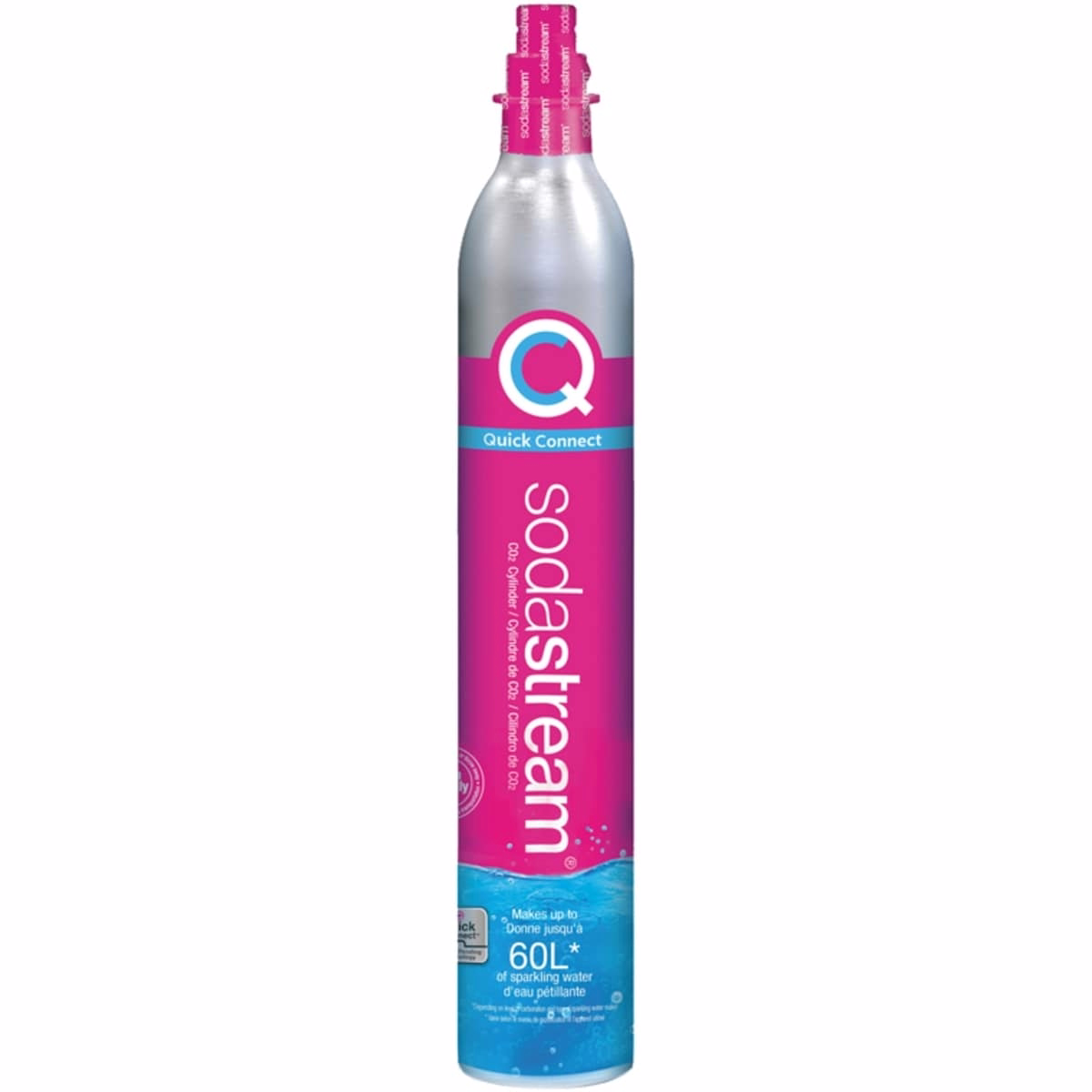 CO2 Quick Connect Cylinder Pink CO2 Quick Connect Cylinder Pink