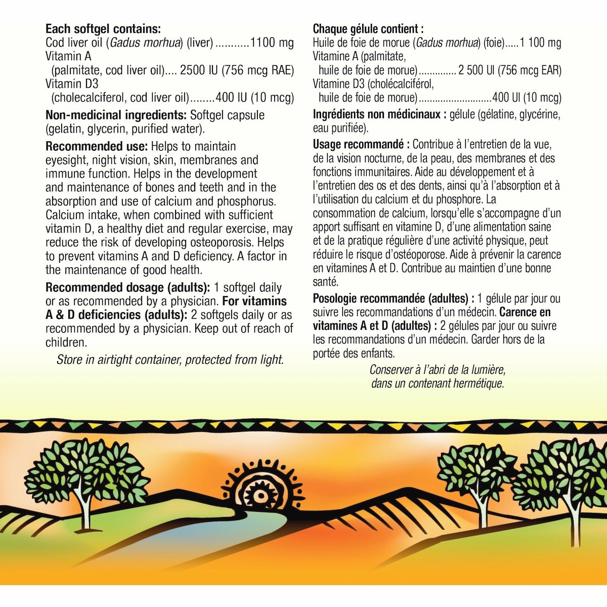 Huile de foie de morue Holista haute puissance 2500/400 UI