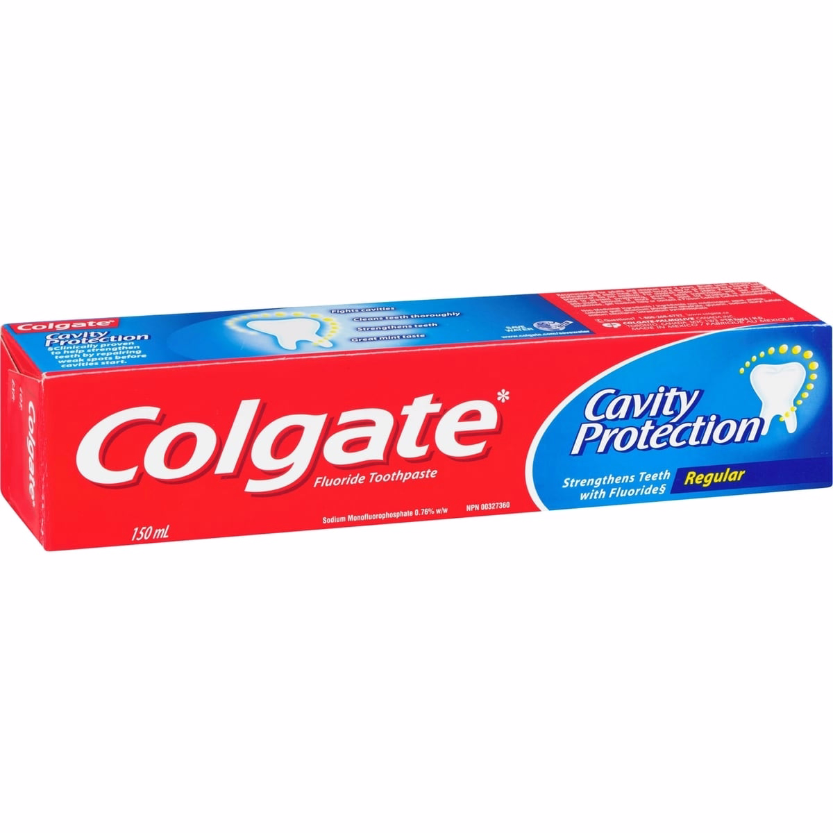 Colgate Cavity Protection Fluoride Toothpaste, Regular, 150 mL