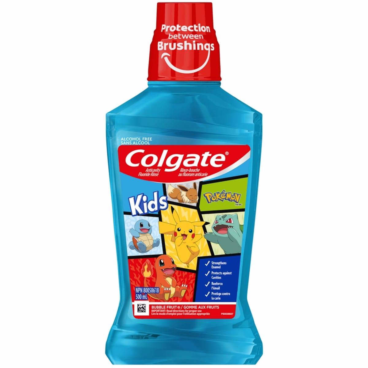 Colgate® 兒童抗蛀氟化物漱口水，Pokémon，無酒精
