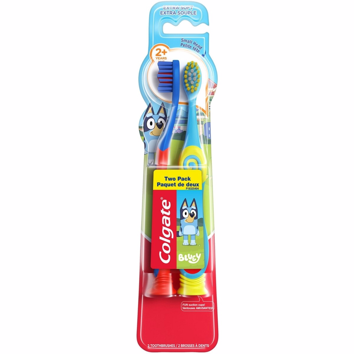 Colgate Kids Manual toothbrush Extra Soft, 2pk, Bluey