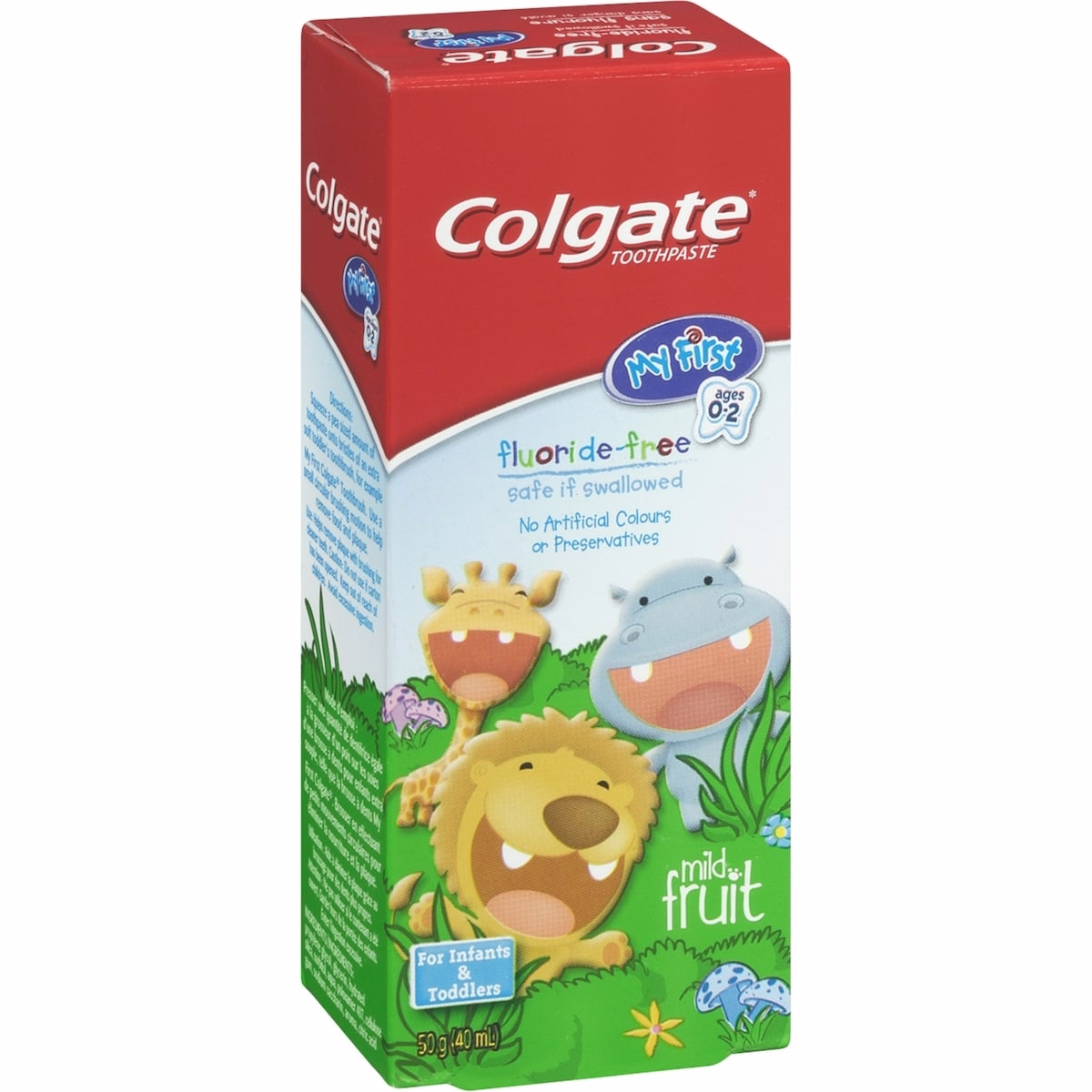 Colgate Dentifrice Sans Fluor pour Bébés Fruit Doux, 40 mL