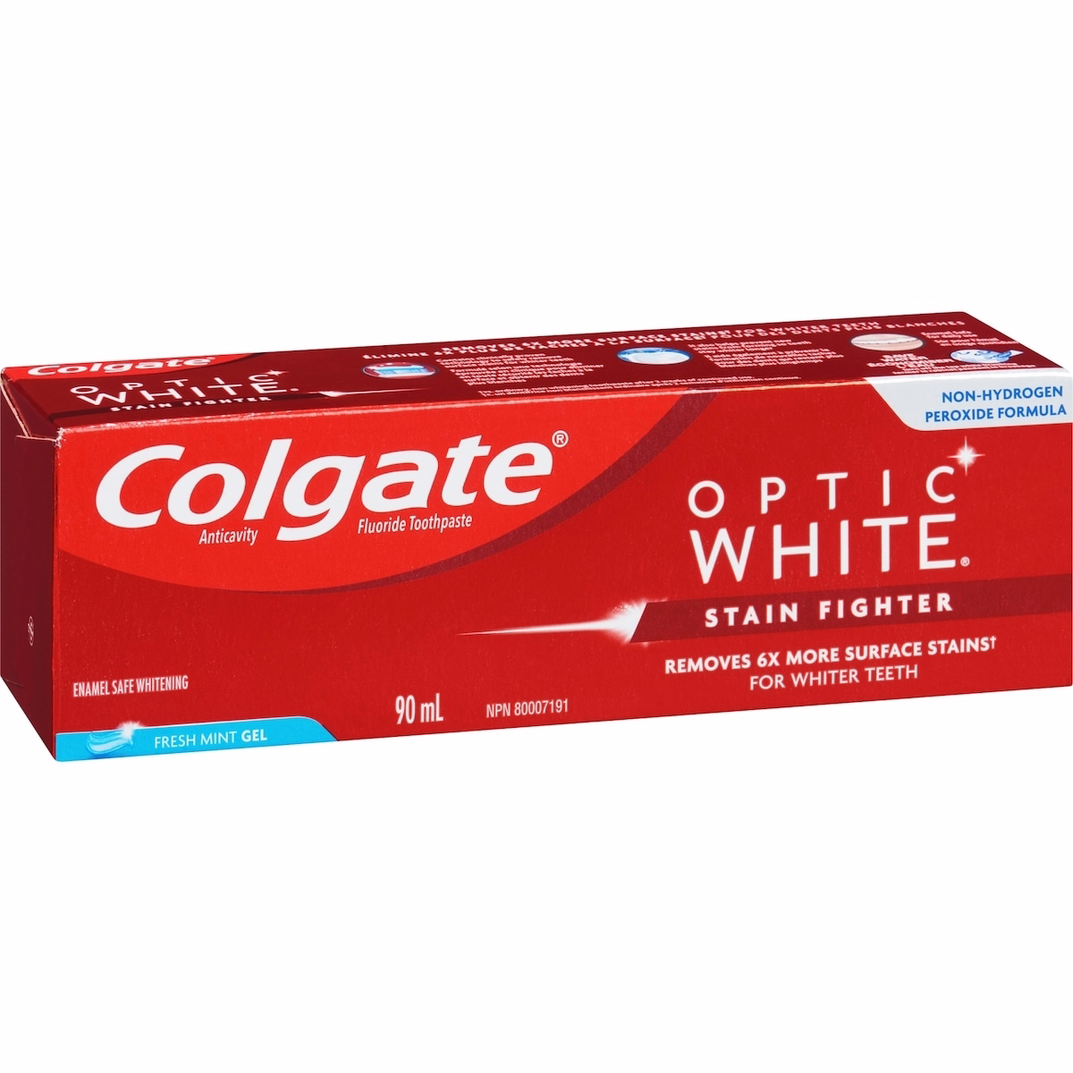 Colgate Dentifrice Anti-Taches blanchissant Dentifrice Fresh Mint Gel 90 mL