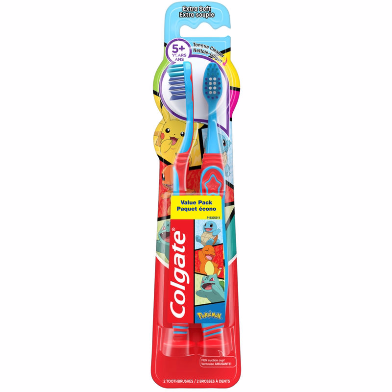 Colgate Pokemon Extra Soft Toothbrush Twin Pack (2/pk)