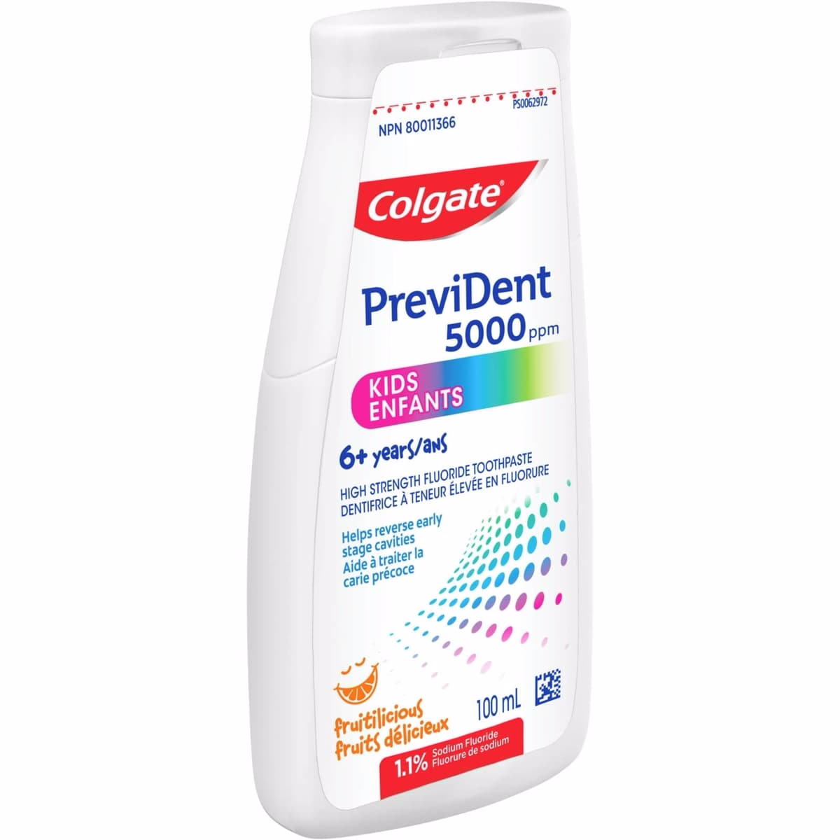 Colgate PreviDent 5000 Kids Dentifrice Haute Fluorure Fruitilicious, 100 mL