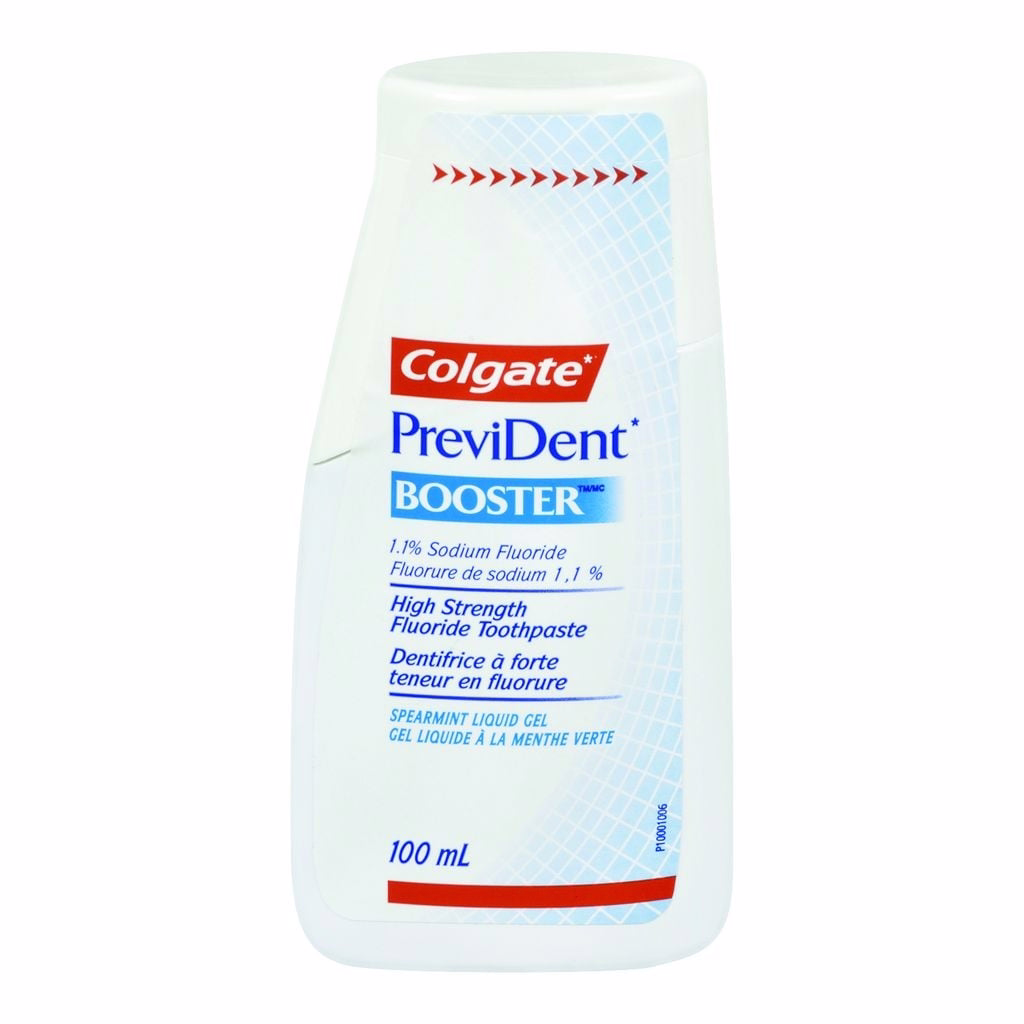 Colgate PreviDent Booster Plus Spearmint Liquid Gel High Strength Fluoride Toothpaste, 100 mL