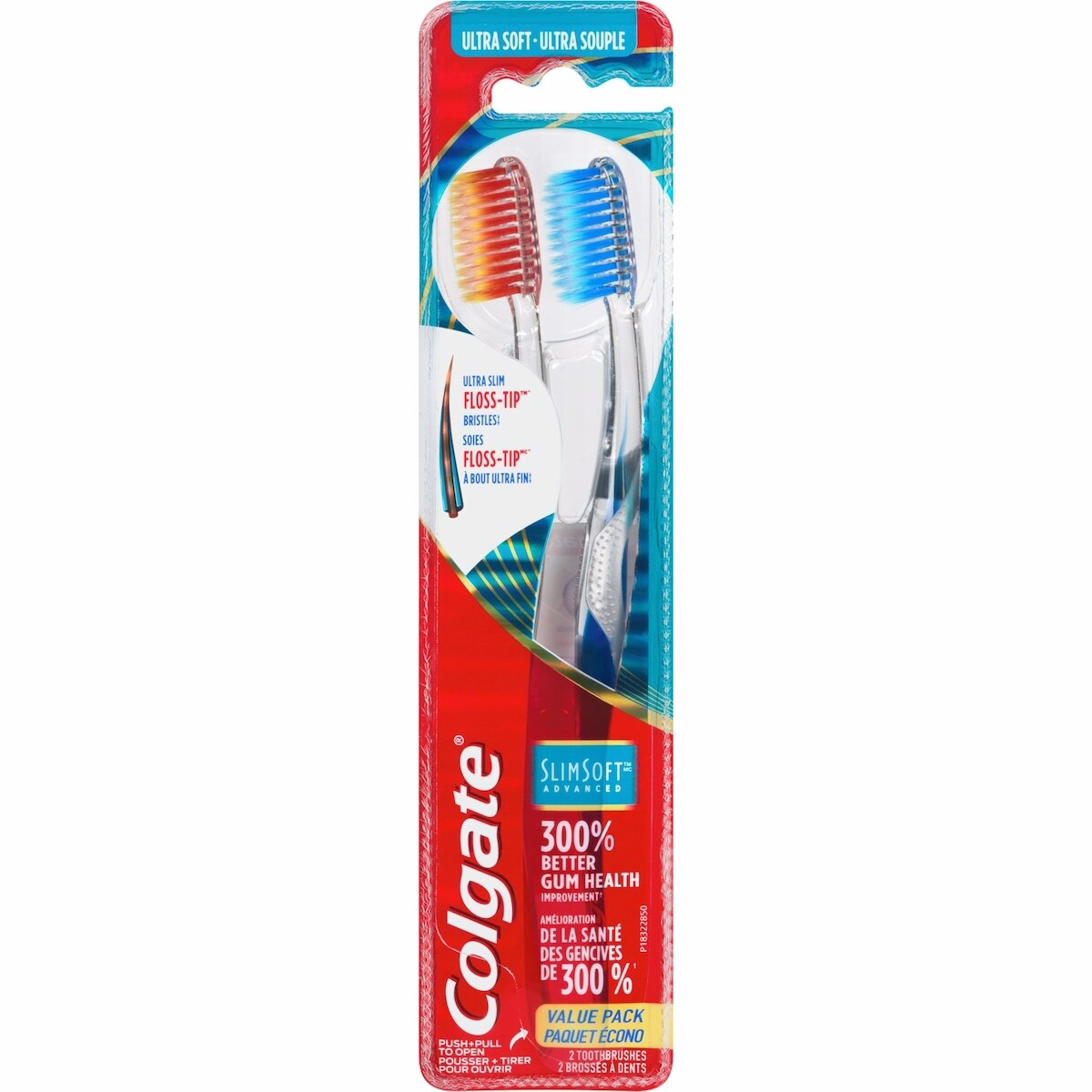 Colgate Slim Soft 高級牙刷 超柔系列 - 2件裝