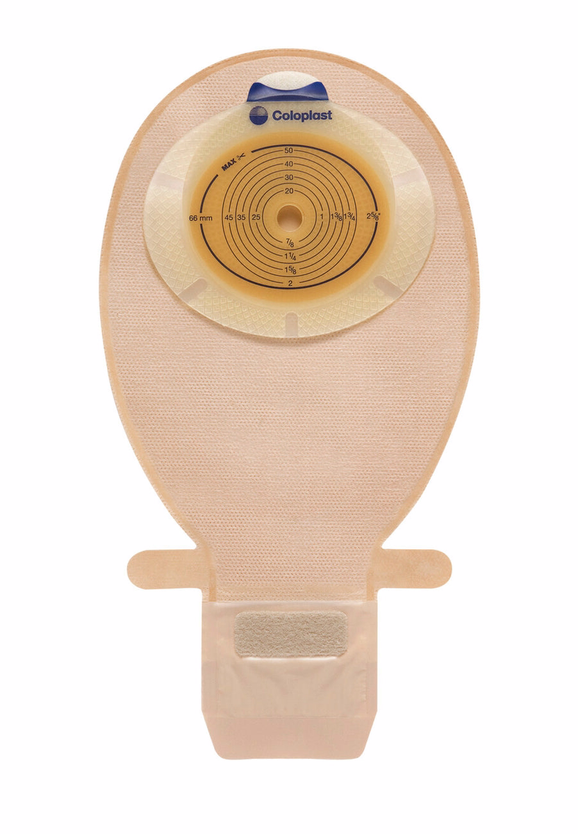 Coloplast 15521 SenSura One-Piece Drainable Bag Non-convex  10-76mm 1pc 10 EA