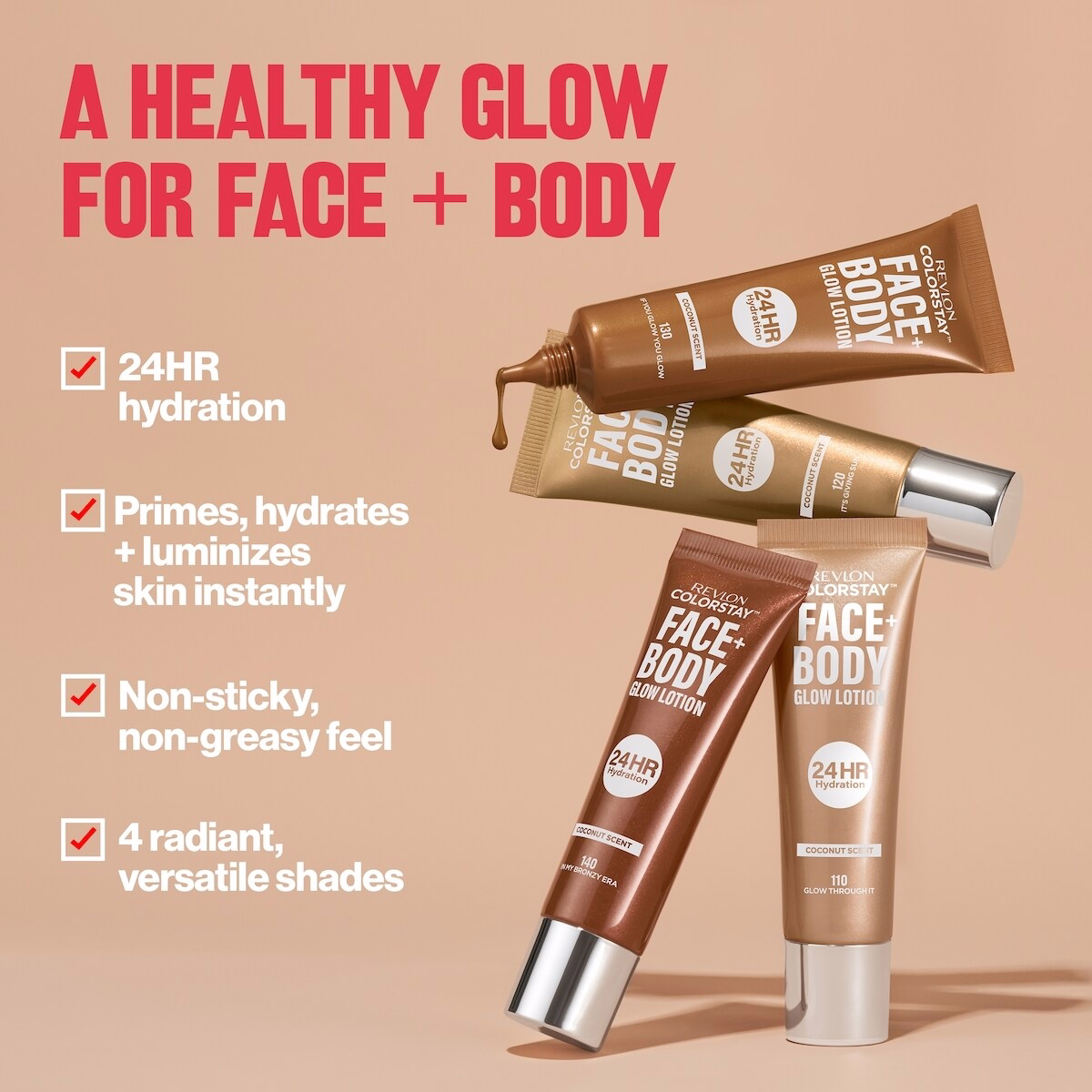 ColorStay™ フェイス + ボディ グロー ローション