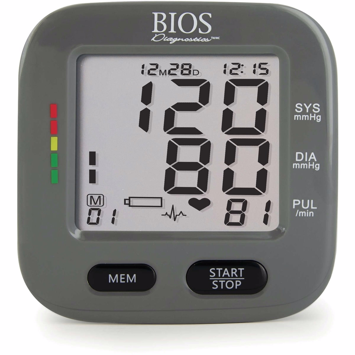 Compact Blood Pressure Monitor with Bluetooth