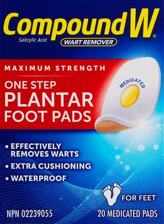 Compound W 최대 강도 원스텝 발바닥 패드 20.0 EA