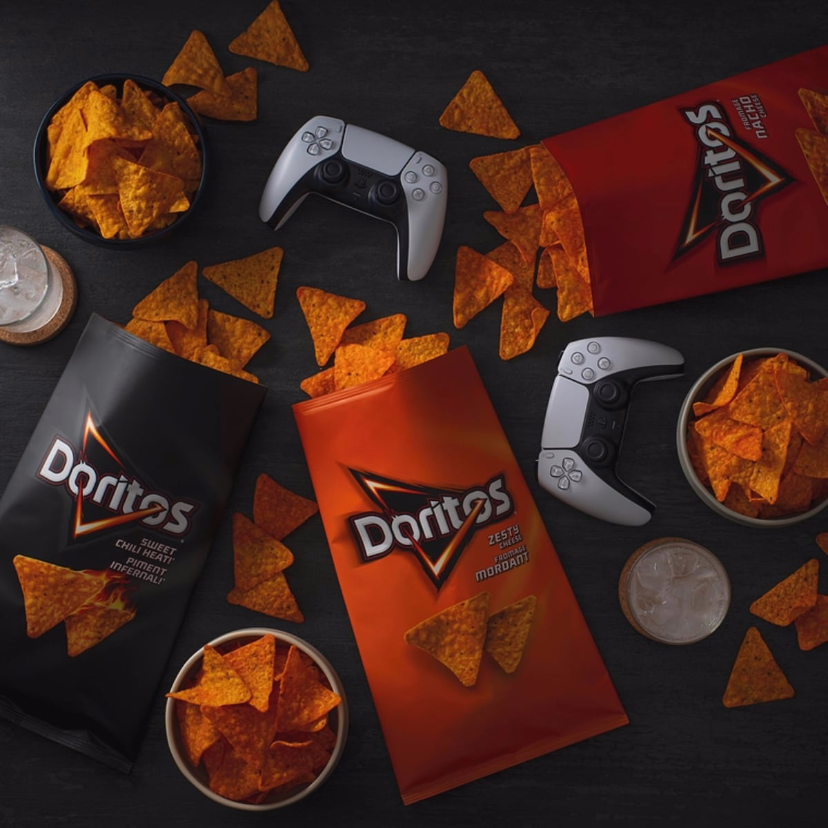 Cool Ranch Flavoured Tortilla Chips Cool Ranch Flavoured Tortilla Chips