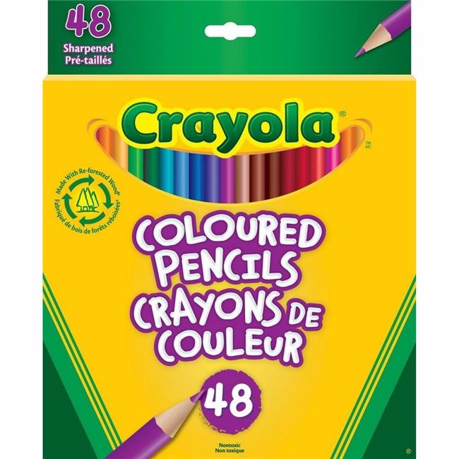 Crayola Coloured Pencils, 48 Count Multi