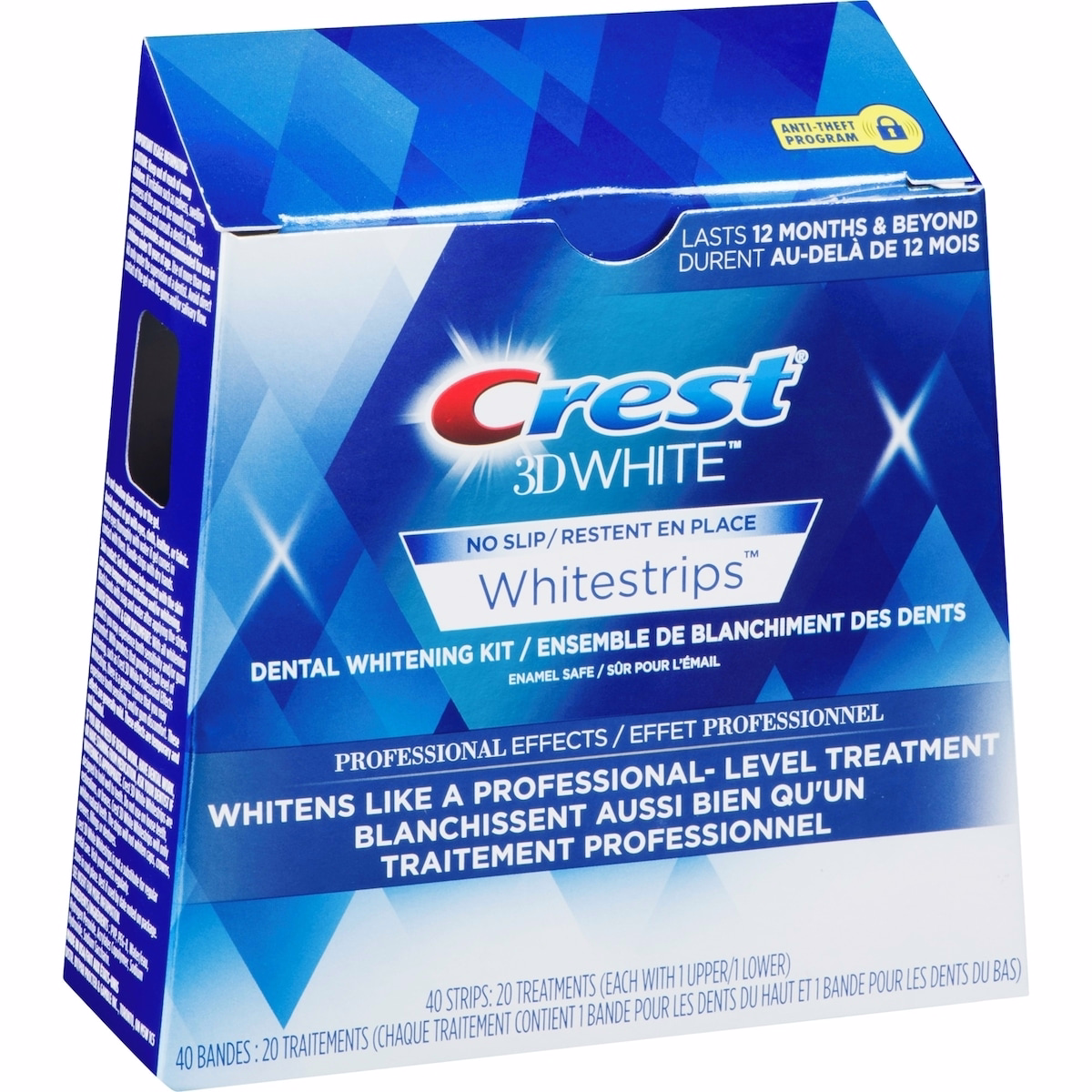 Crest 3D White Whitestrips Professional Effects, 20 Treatments