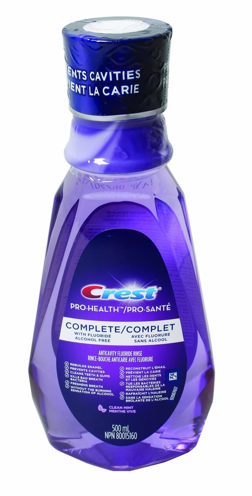 Crest Crest Pro-health Advanced, Extra Deep Clean Mouthwash, 500 Ml 500.0 Ml