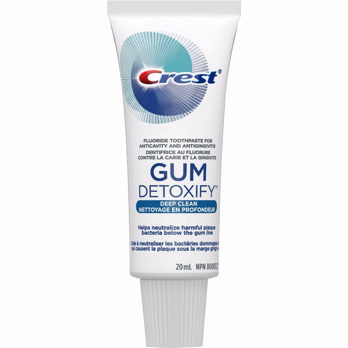 Crest 歯茎デトキシファイ ディープクリーン 歯磨き粉 20 ml