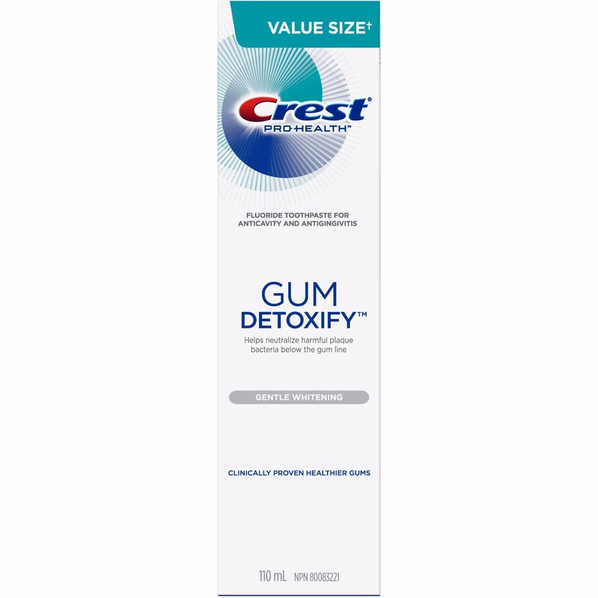 Crest 歯茎と知覚過敏用歯磨き粉 一日中の保護、110 mL