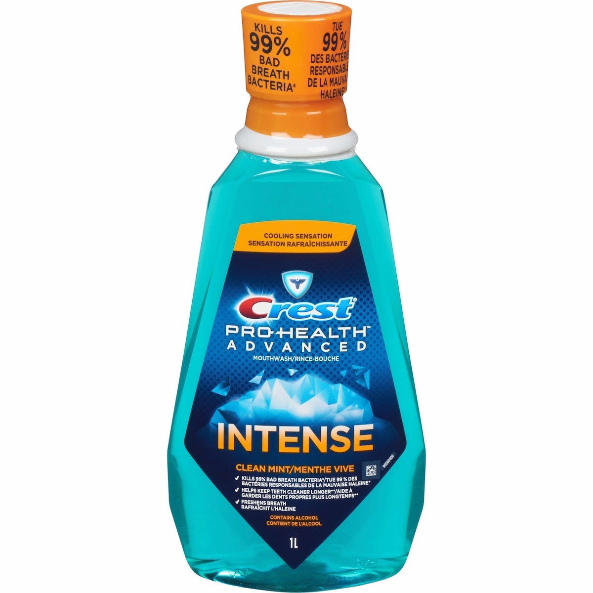 Crest Pro-Health Advanced Intense Mouthwash, クリーンミント, 1L
