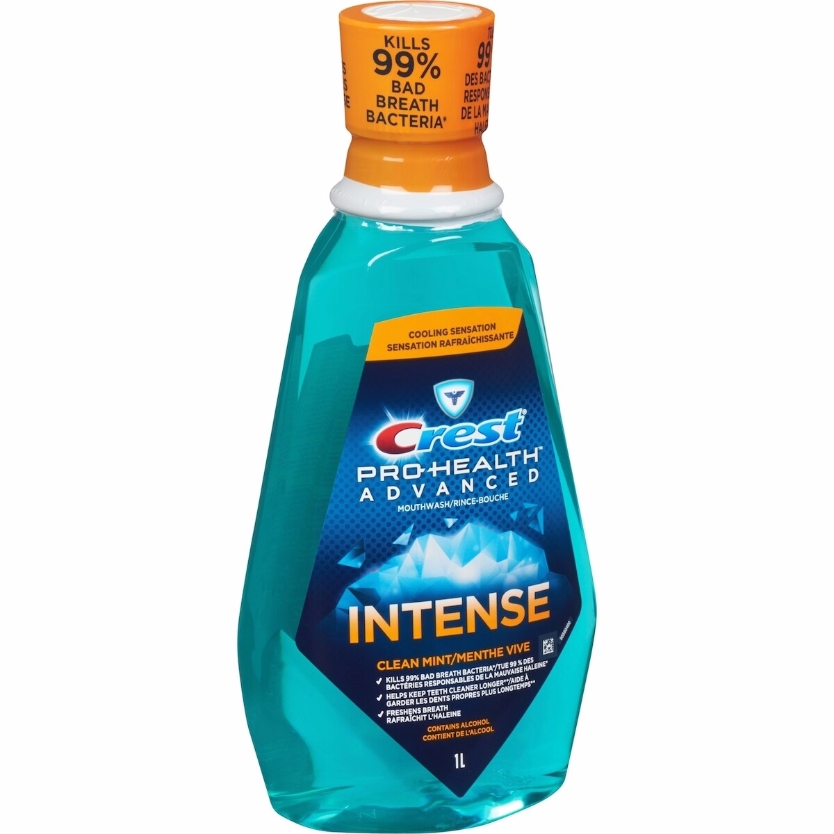 Crest Pro-Health Advanced Intense Mouthwash, クリーンミント, 1L