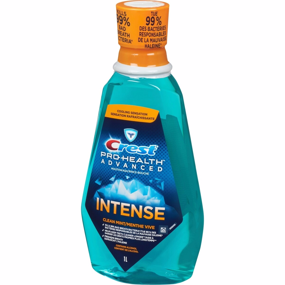 Crest Pro-Health Advanced Intense Mouthwash, Clean Mint, 1L Crest Pro-Health Advanced Intense Mouthwash, Clean Mint, 1L