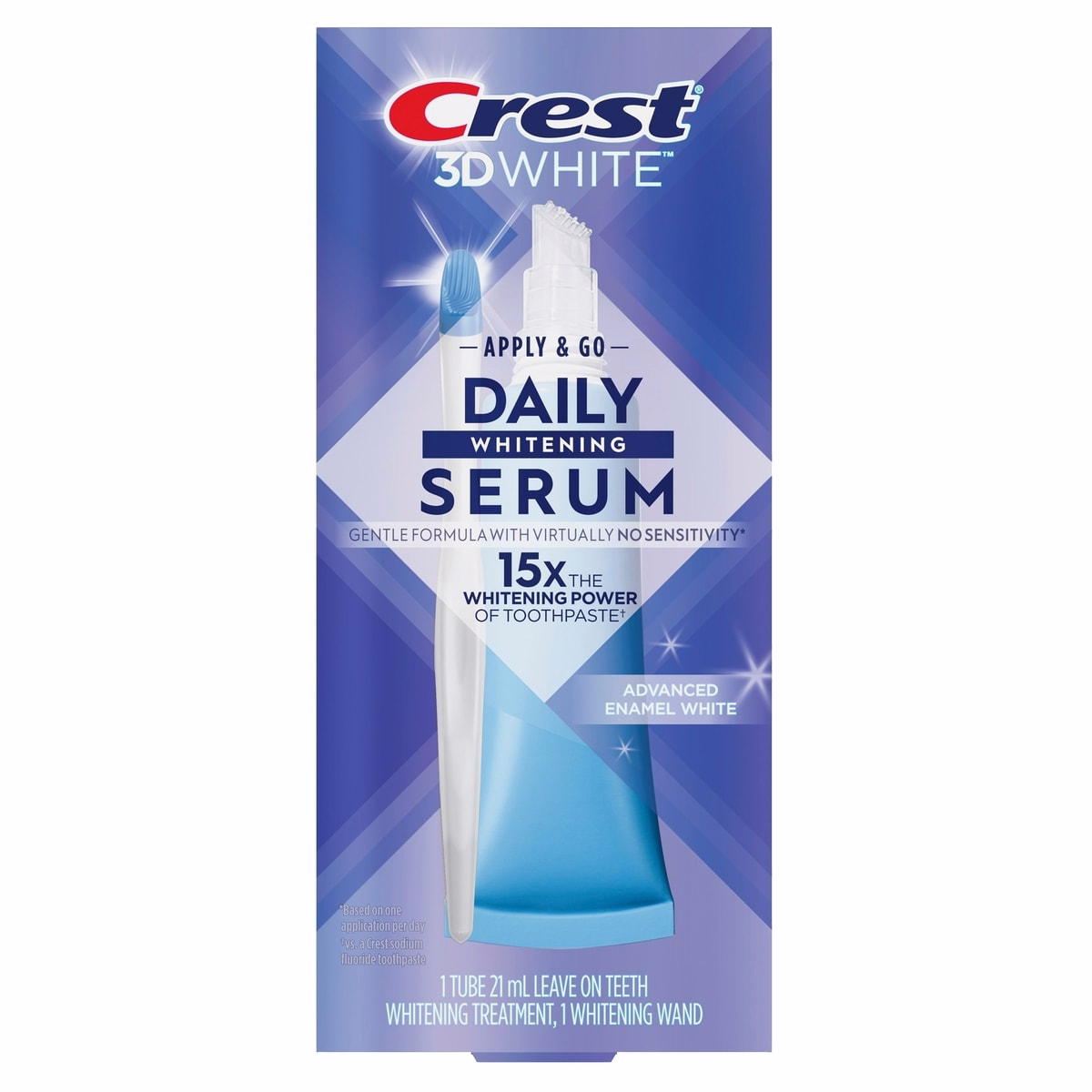 Crest 歯のホワイトニングエマルジョン アドバンスド エナメルホワイト、着け置き式の歯のホワイトニング治療