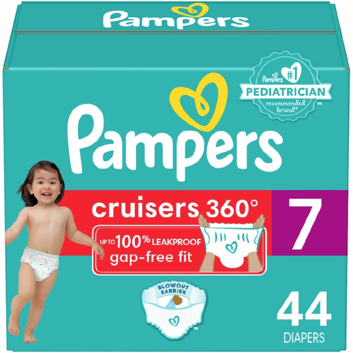 Pampers Cruisers 360 尿布 尺碼7 44 片裝